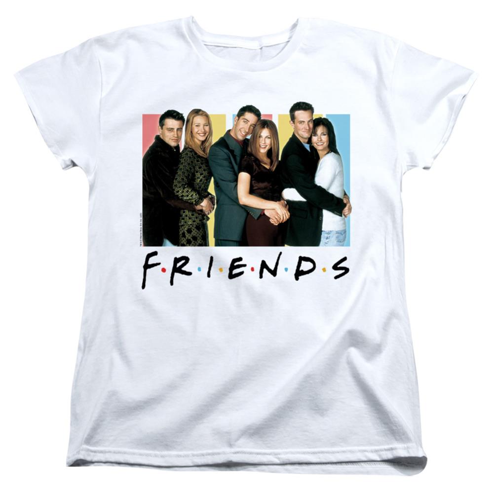 Friends Cast Logo Women's 18/1 Cotton Short-Sleeve T-Shirt