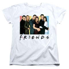 Friends Cast Logo Women's 18/1 Cotton Short-Sleeve T-Shirt