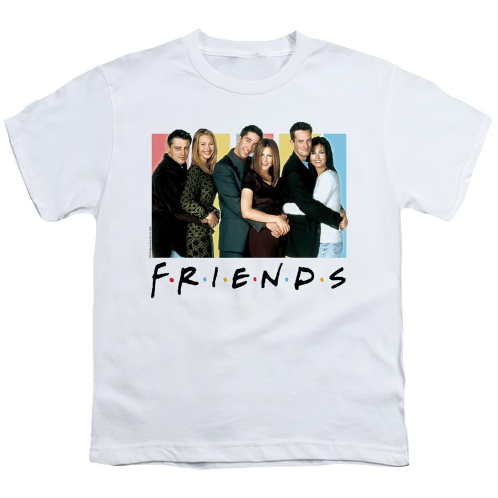 Friends Cast Logo Youth 18/1 100% Cotton Short-Sleeve T-Shirt