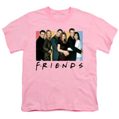 Friends Cast Logo Youth 18/1 100% Cotton Short-Sleeve T-Shirt