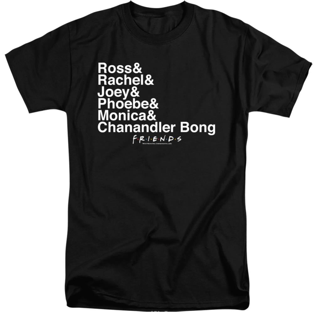 Friends Chanandler Bong Men's 18/1 Tall Cotton Short-Sleeve T-Shirt