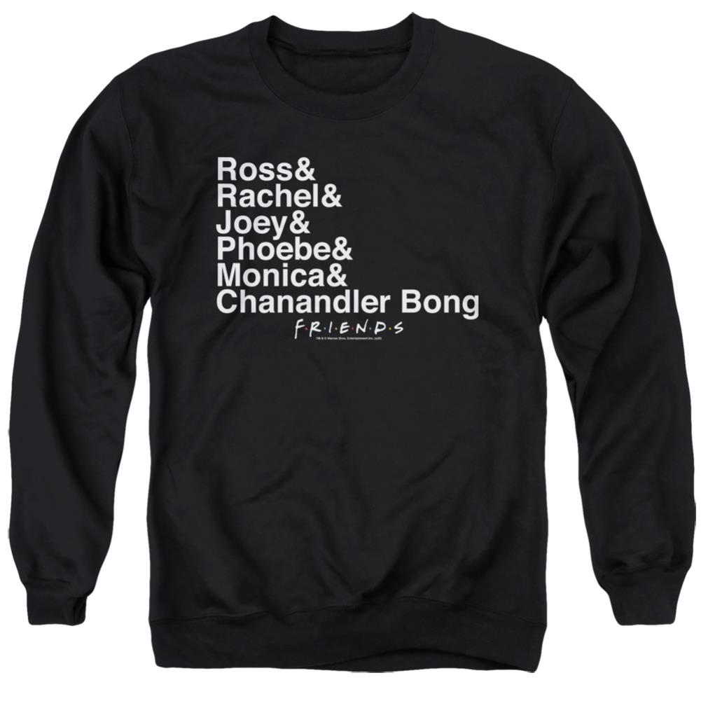 Friends Chanandler Bong Men's Crewneck 50 50 Poly Long-Sleeve T-Shirt
