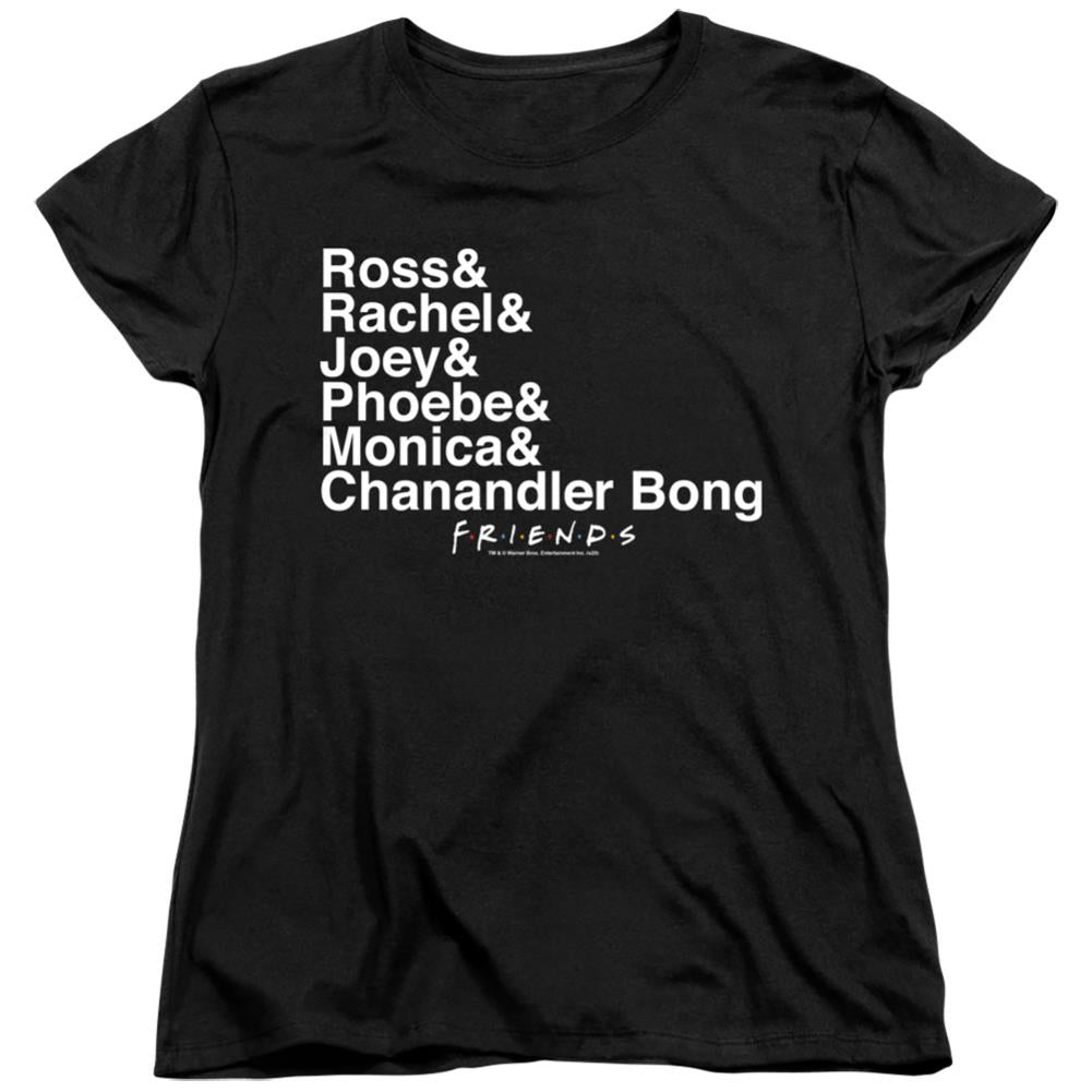 Friends Chanandler Bong Women's 18/1 Cotton Short-Sleeve T-Shirt