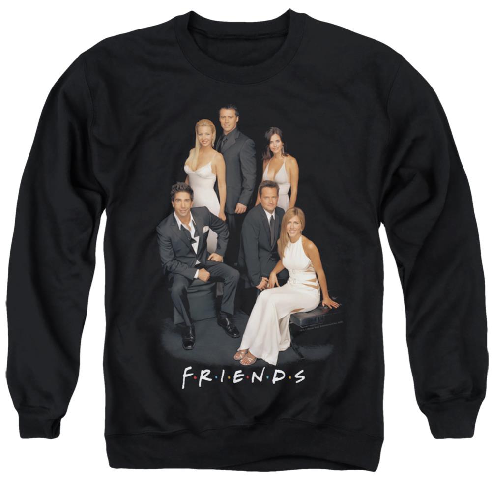 Friends Classy Men's Crewneck 50 50 Poly Long-Sleeve T-Shirt