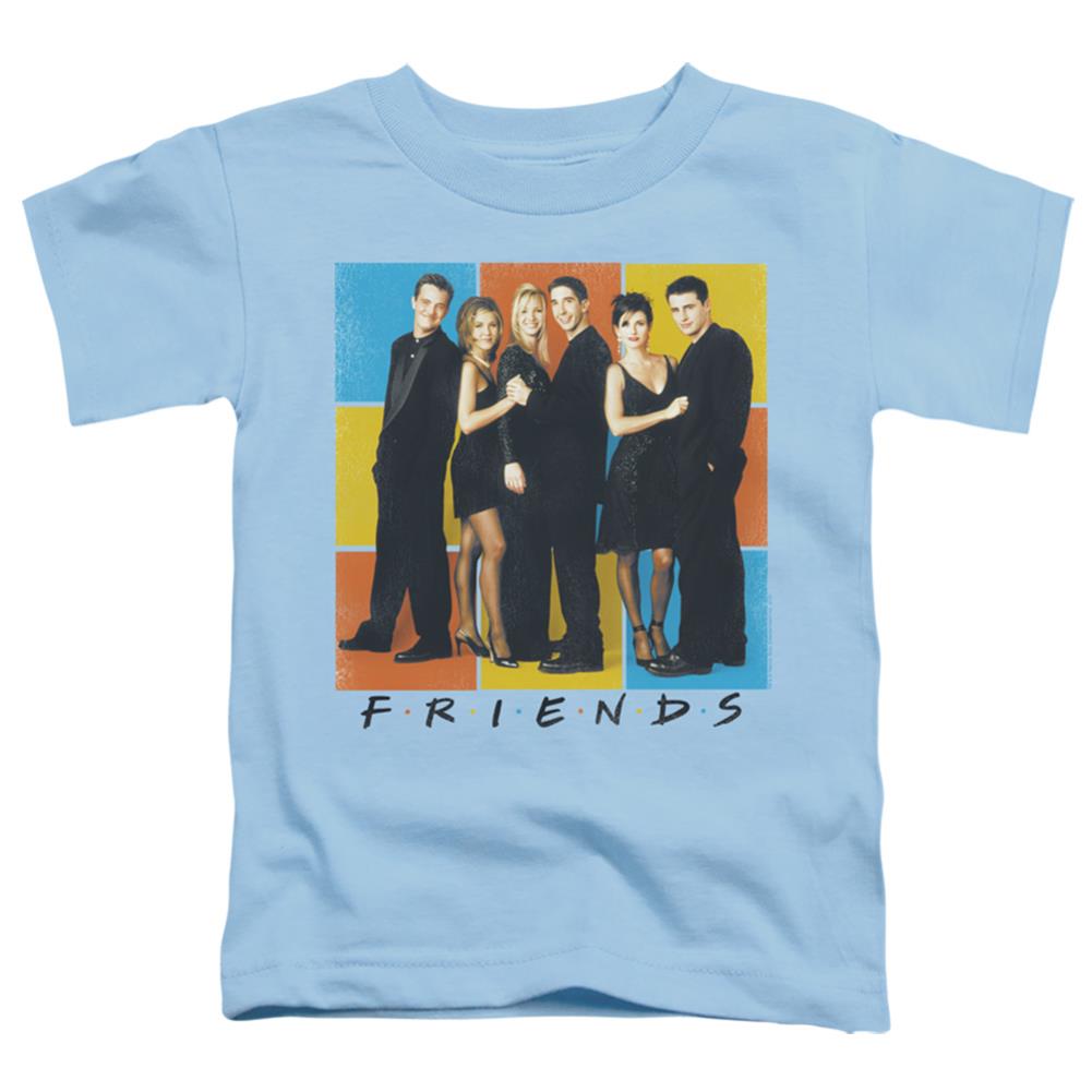 Friends Color Block Of Friends Toddler 18/1 Cotton Short-Sleeve T-Shirt