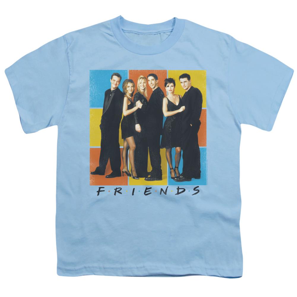 Friends Color Block Of Friends Youth 18/1 100% Cotton Short-Sleeve T-Shirt