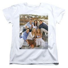 Friends Life's A Beach Women's 18/1 Cotton Short-Sleeve T-Shirt