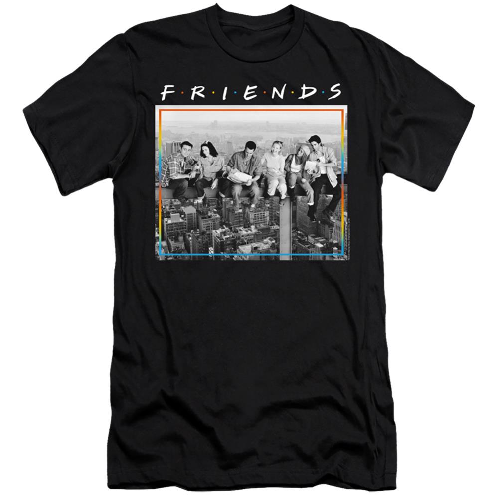 Friends Lunch Break Men's Ultra-Soft 30/1 Cotton Slim Short-Sleeve T-Shirt