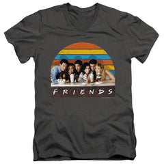 Friends Soda Fountain Men's 30/1 Cotton Slim V-Neck T-Shirt