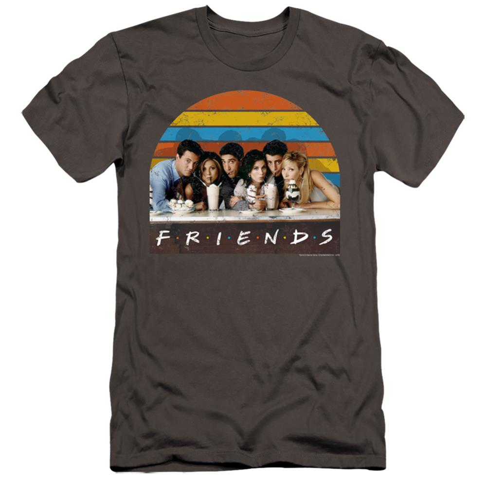 Friends Soda Fountain Men's Ultra-Soft 30/1 Cotton Slim Short-Sleeve T-Shirt