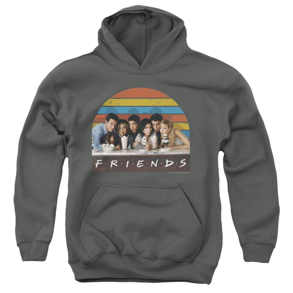 Friends Soda Fountain Youth Cotton Poly Pull-Over Hoodie