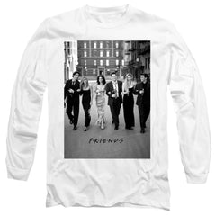 Friends Walk The Streets Men's 18/1 Cotton Long-Sleeve T-Shirt