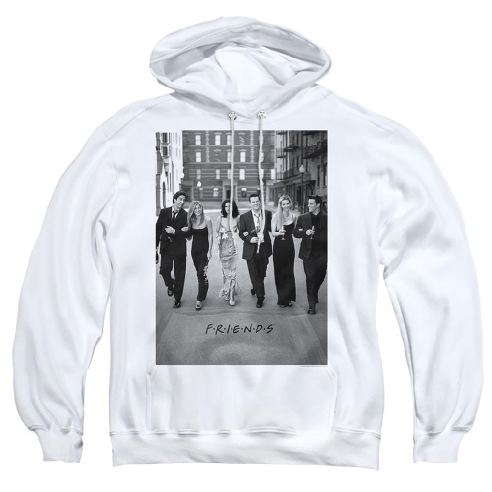 Friends Walk The Streets Men's Pull-Over 75 25 Poly Hoodie