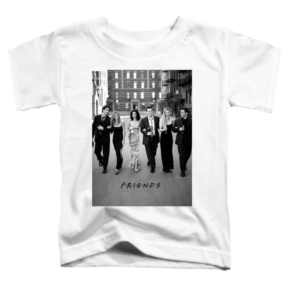 Friends Walk The Streets Toddler 18/1 Cotton Short-Sleeve T-Shirt