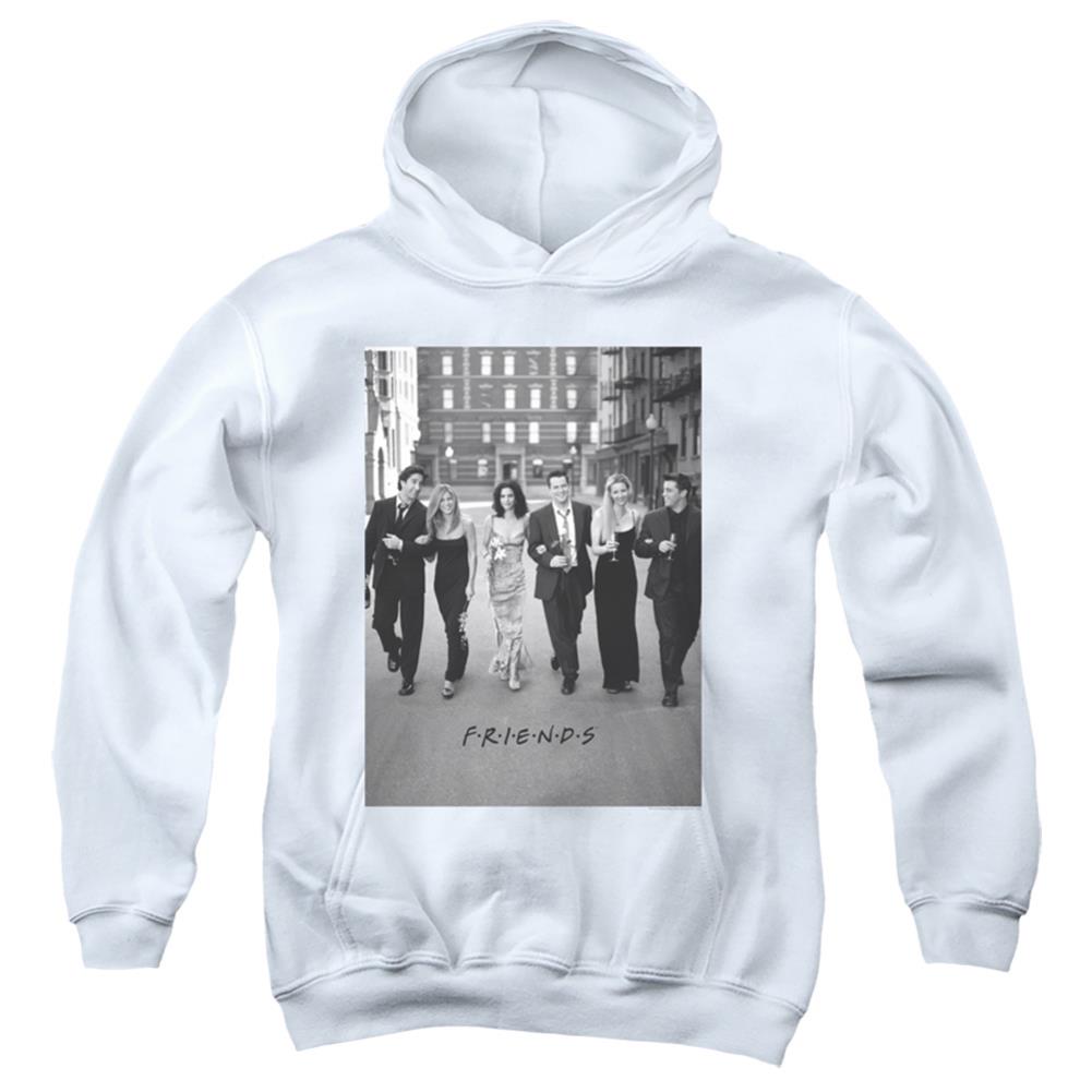 Friends Walk The Streets Youth Cotton Poly Pull-Over Hoodie