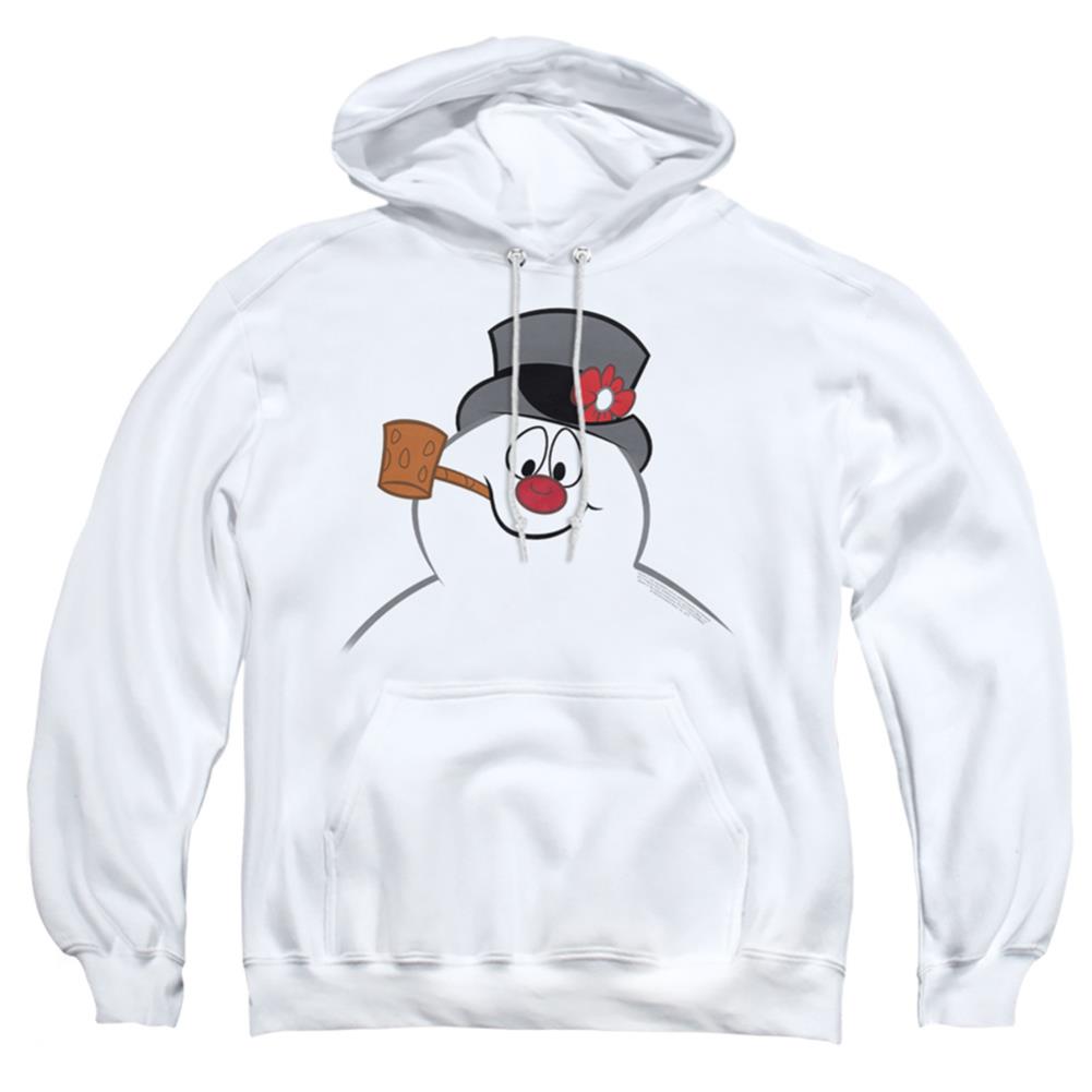 Frosty The Snowman Frosty Face Men's Pull-Over 75 25 Poly Hoodie