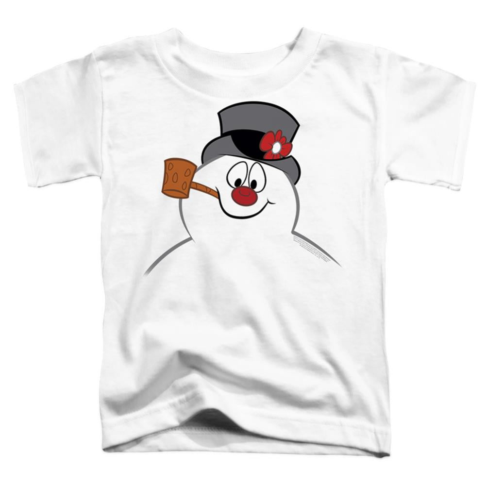 Frosty The Snowman Frosty Face Toddler 18/1 Cotton Short-Sleeve T-Shirt