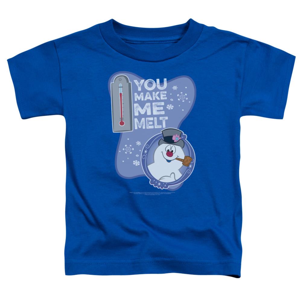 Frosty The Snowman Melt Toddler 18/1 Cotton Short-Sleeve T-Shirt
