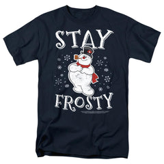 Frosty The Snowman Stay Frosty Men's 18/1 Cotton Short-Sleeve T-Shirt