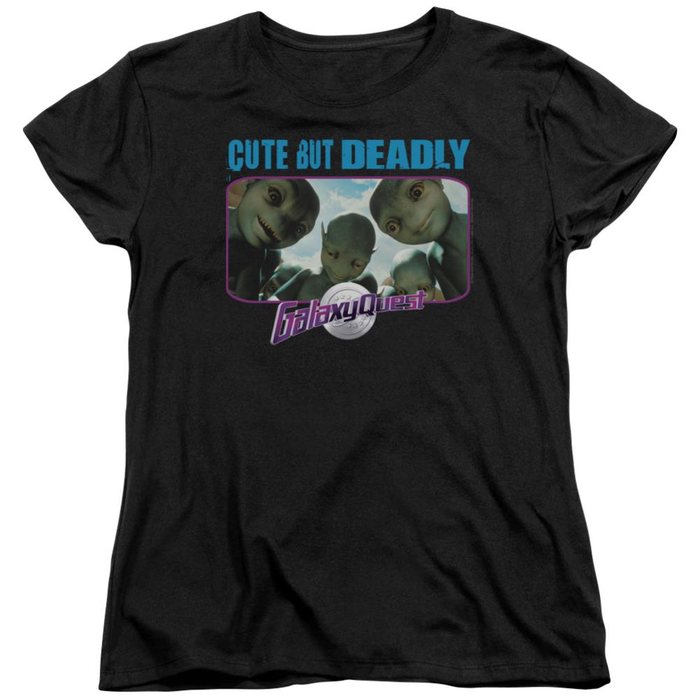 Galaxy Quest Cute But Deadly Women's 18/1 Cotton Short-Sleeve T-Shirt