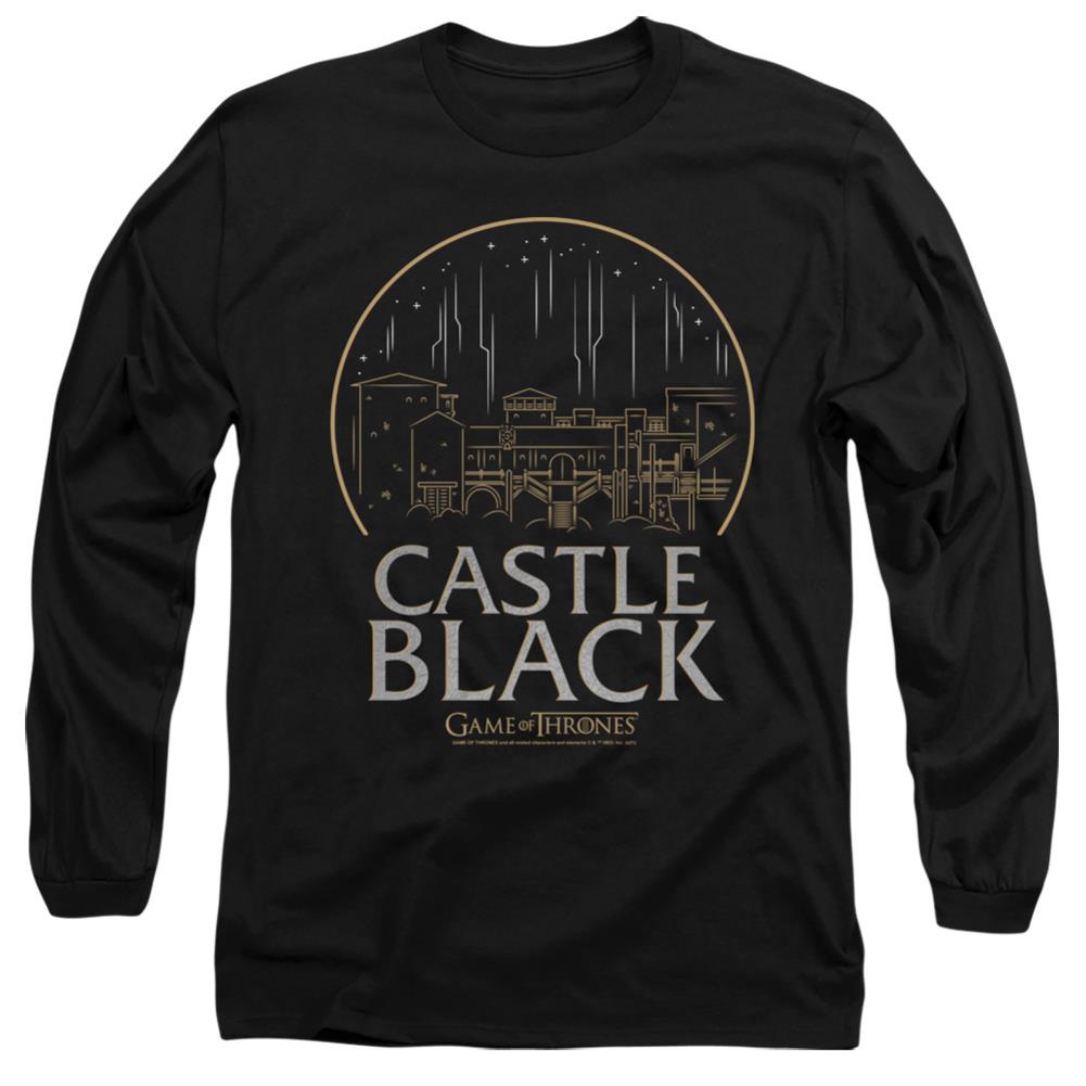 Game Of Thrones Castle Black Men's 18/1 Cotton Long-Sleeve T-Shirt