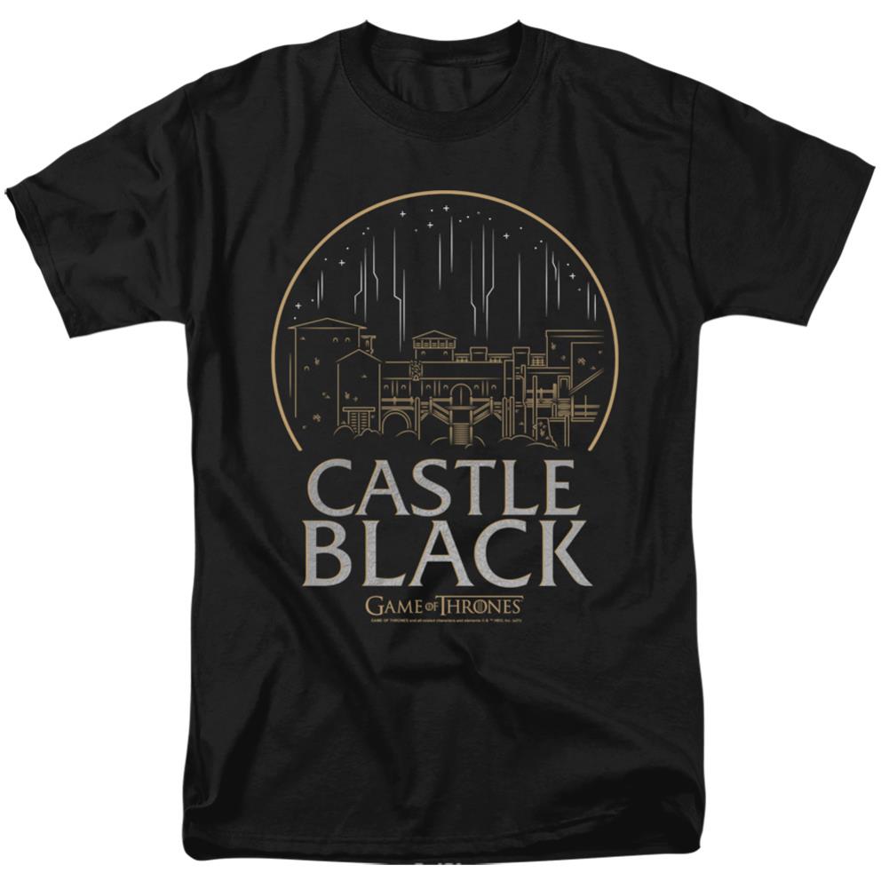 Game Of Thrones Castle Black Men's 18/1 Cotton Short-Sleeve T-Shirt