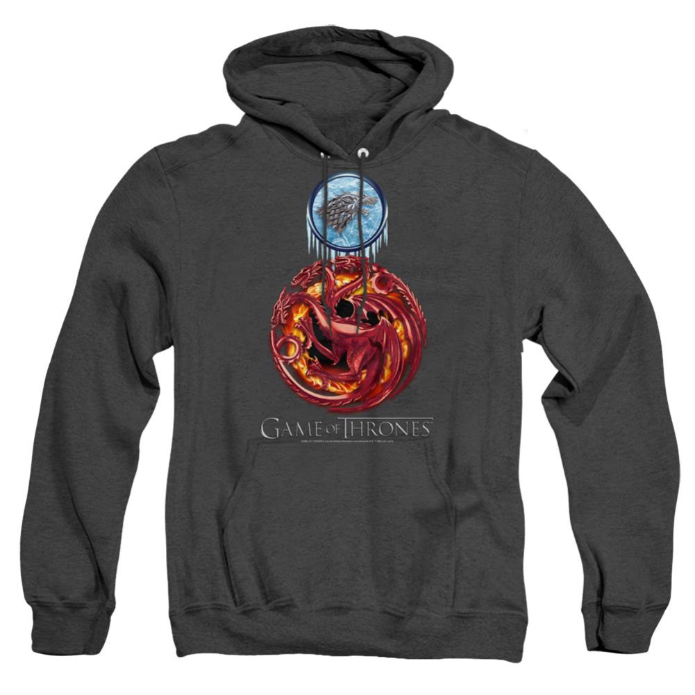 Game Of Thrones Combined Targaryn And Stark Men's Pull-Over Hoodie