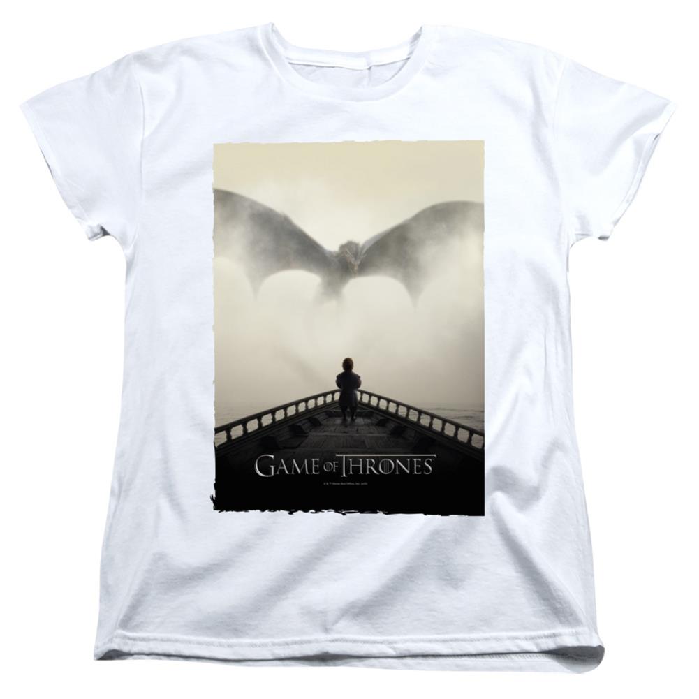 Game Of Thrones Dragon 3 Women's 18/1 Cotton Short-Sleeve T-Shirt