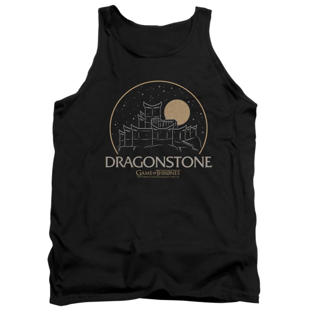Game Of Thrones Dragonstone Men's 18/1 Cotton Tank Top