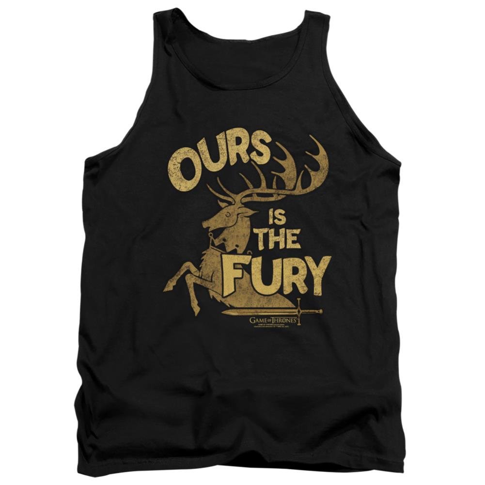 Game Of Thrones Fury Men's 18/1 Cotton Tank Top