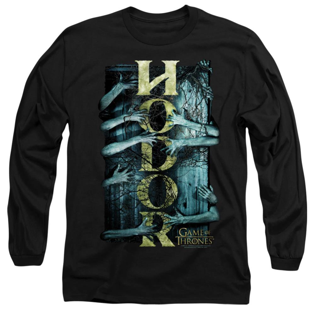 Game Of Thrones Hodor Men's 18/1 Cotton Long-Sleeve T-Shirt