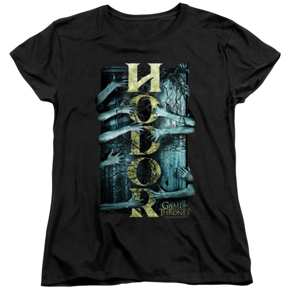 Game Of Thrones Hodor Women's 18/1 Cotton Short-Sleeve T-Shirt