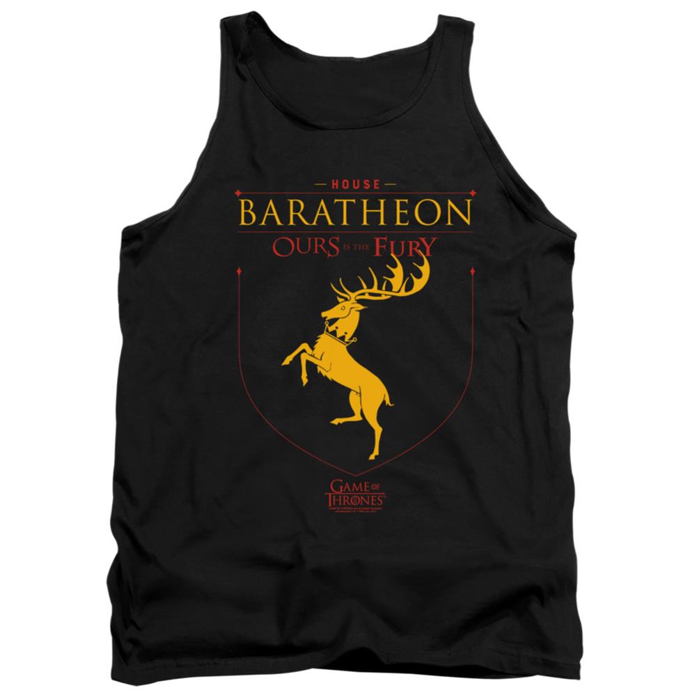 Game Of Thrones House Baratheon Sigil Men's 18/1 Cotton Tank Top