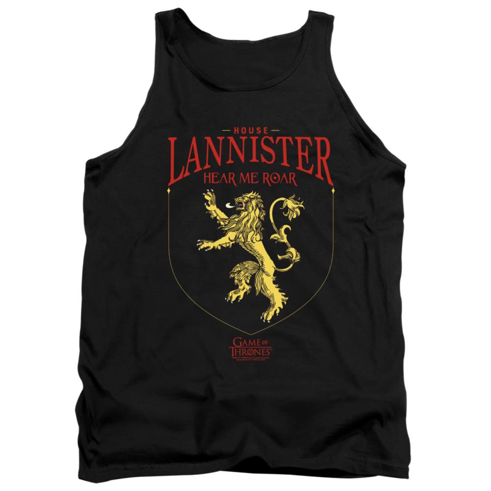 Game Of Thrones House Lannister Sigil Men's 18/1 Cotton Tank Top