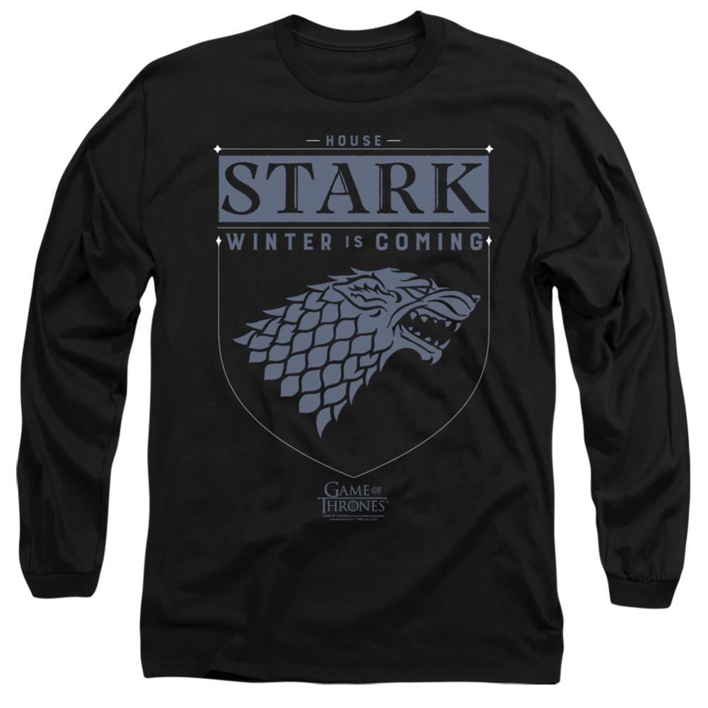 Game Of Thrones House Stark Sigil Men's 18/1 Cotton Long-Sleeve T-Shirt