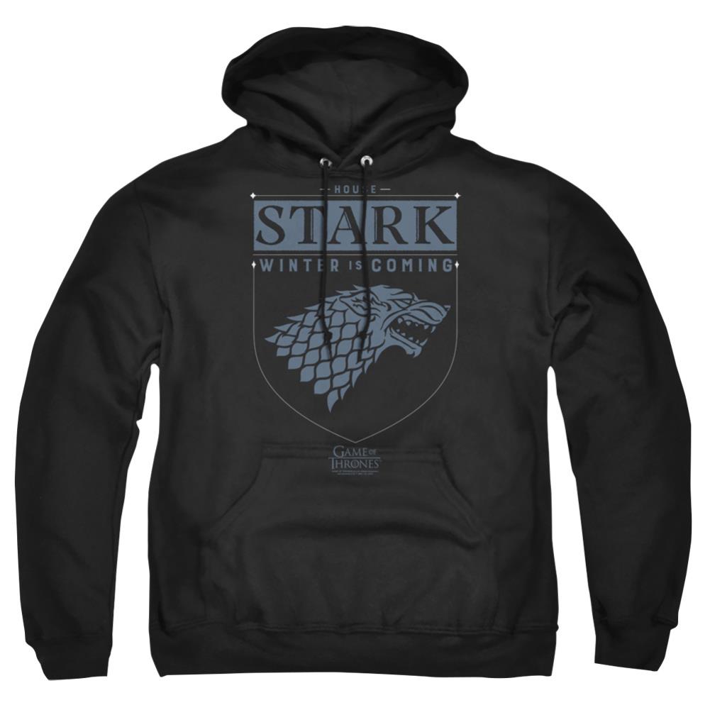 Game Of Thrones House Stark Sigil Men's Pull-Over 75 25 Poly Hoodie