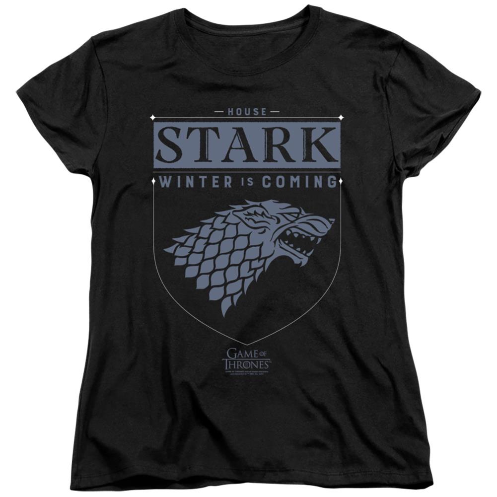 Game Of Thrones House Stark Sigil Women's 18/1 Cotton Short-Sleeve T-Shirt
