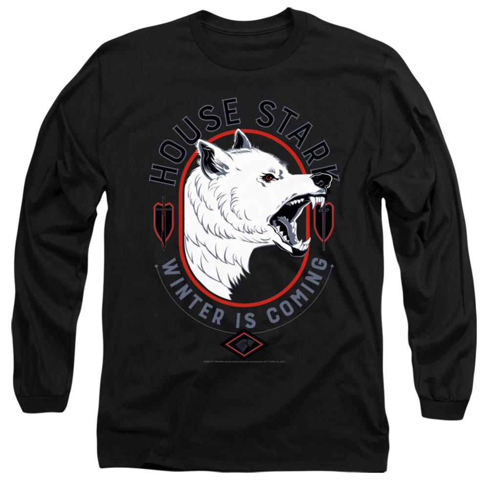Game Of Thrones House Stark Winter Is Coming Men's 18/1 Cotton Long-Sleeve T-Shirt