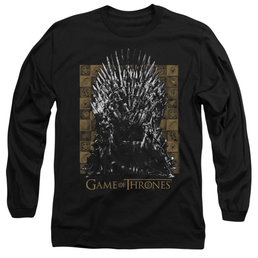 Game Of Thrones Iron Throne Men's 18/1 Cotton Long-Sleeve T-Shirt