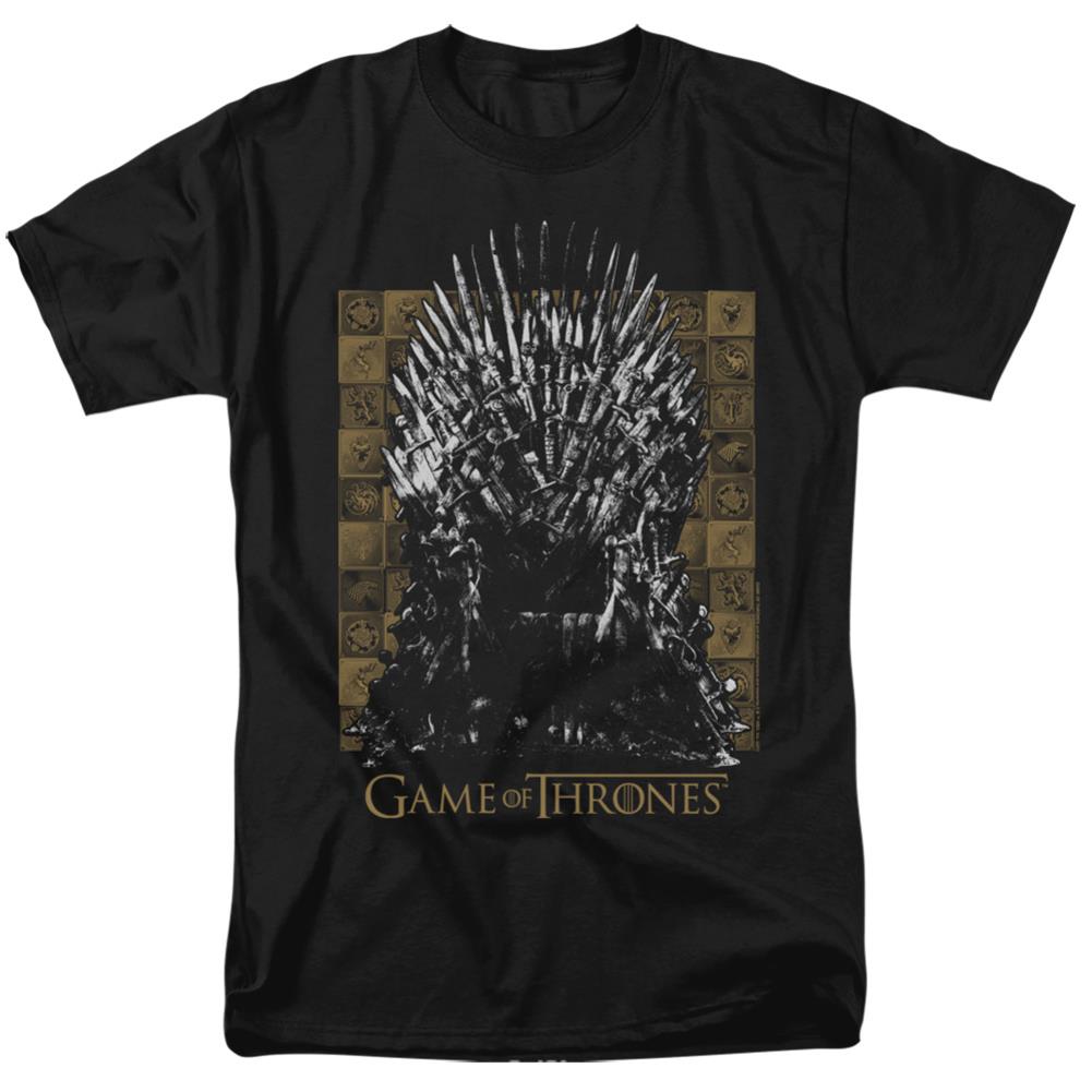 Game Of Thrones Iron Throne Men's 18/1 Cotton Short-Sleeve T-Shirt