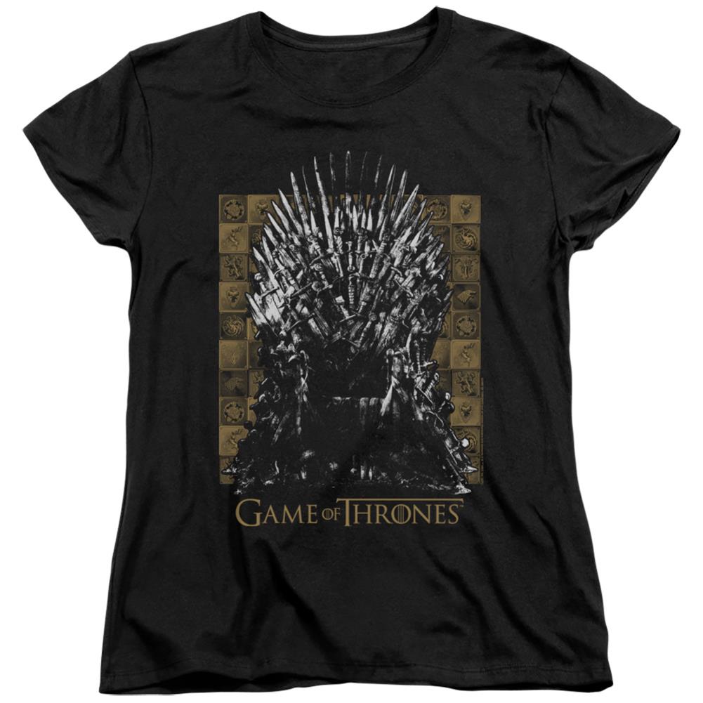 Game Of Thrones Iron Throne Women's 18/1 Cotton Short-Sleeve T-Shirt