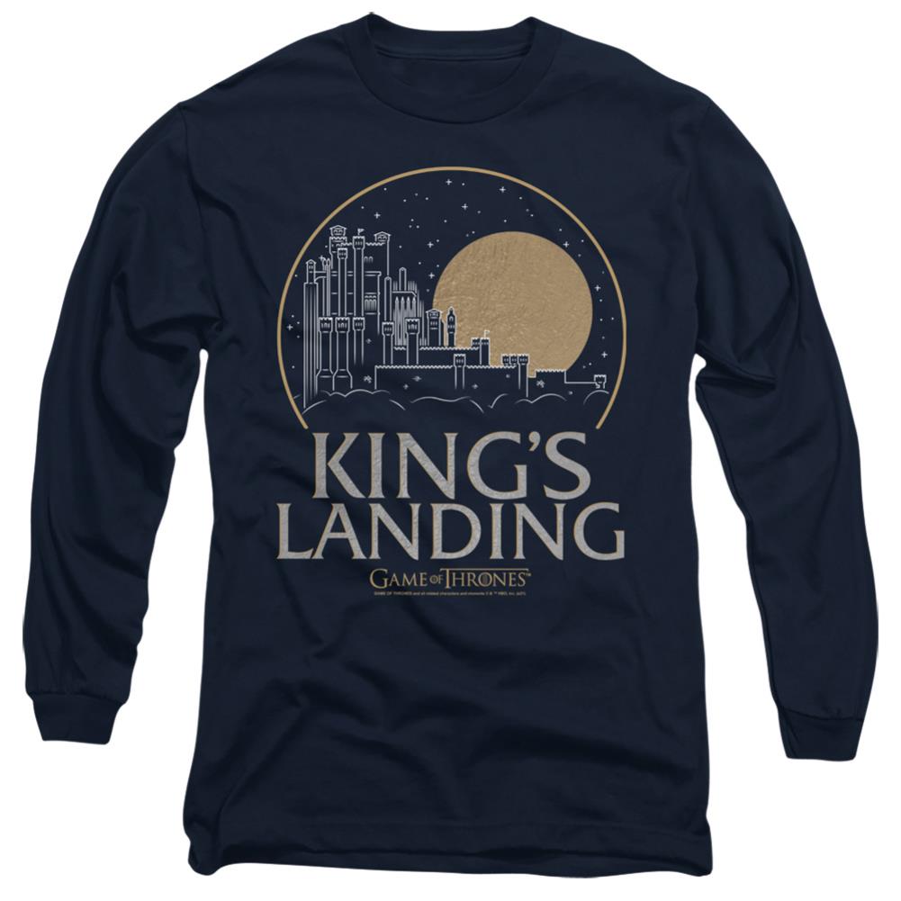 Game Of Thrones Kings Landing Men's 18/1 Cotton Long-Sleeve T-Shirt