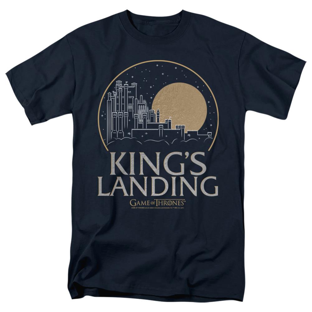 Game Of Thrones Kings Landing Men's 18/1 Cotton Short-Sleeve T-Shirt