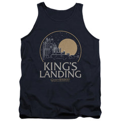 Game Of Thrones Kings Landing Men's 18/1 Cotton Tank Top