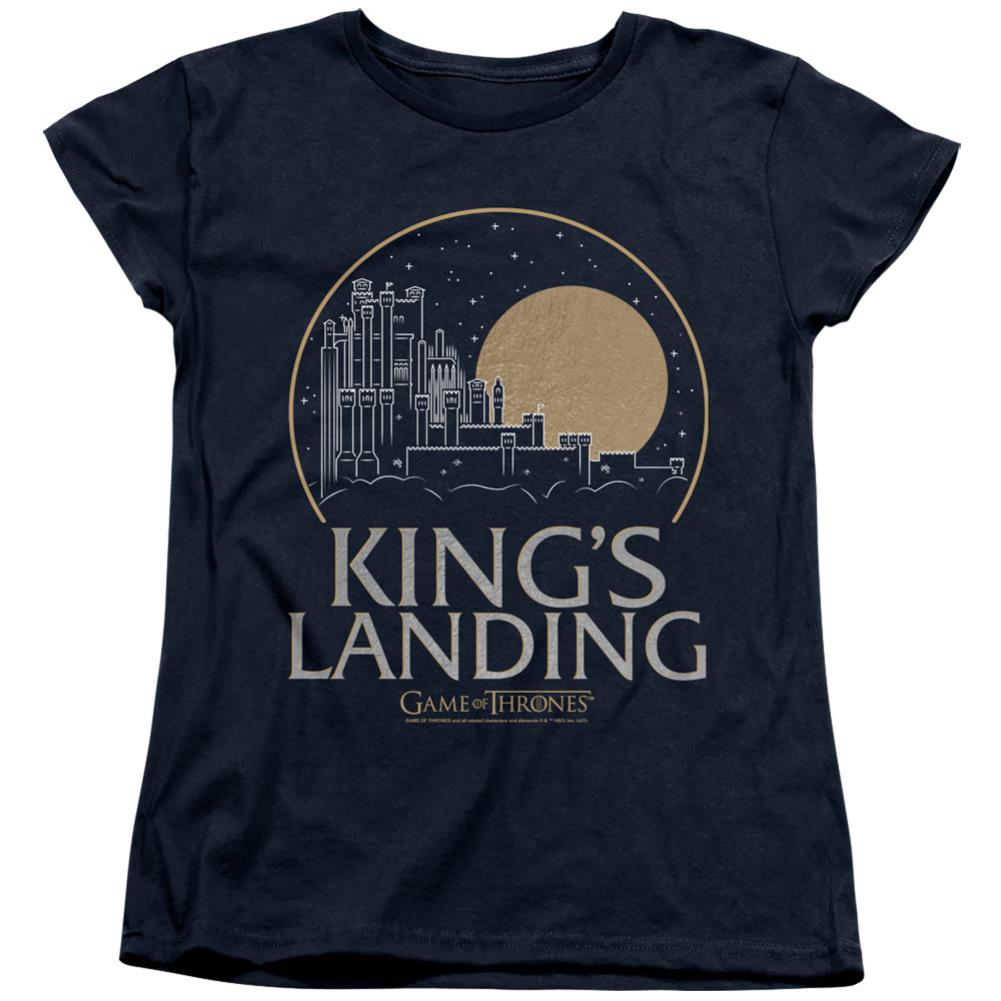 Game Of Thrones Kings Landing Women's 18/1 Cotton Short-Sleeve T-Shirt