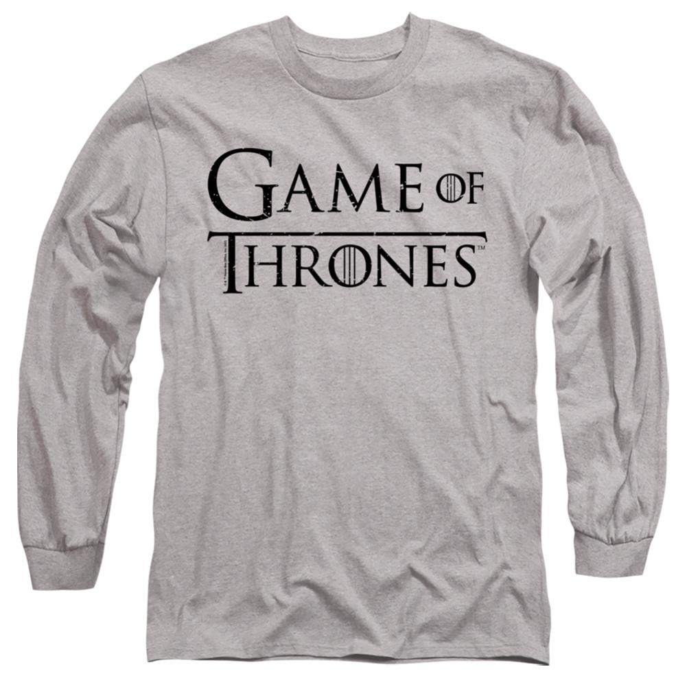 Game Of Thrones Logo 1 Men's 18/1 Cotton Long-Sleeve T-Shirt