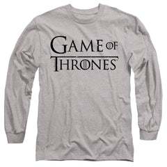 Game Of Thrones Logo 1 Men's 18/1 Cotton Long-Sleeve T-Shirt