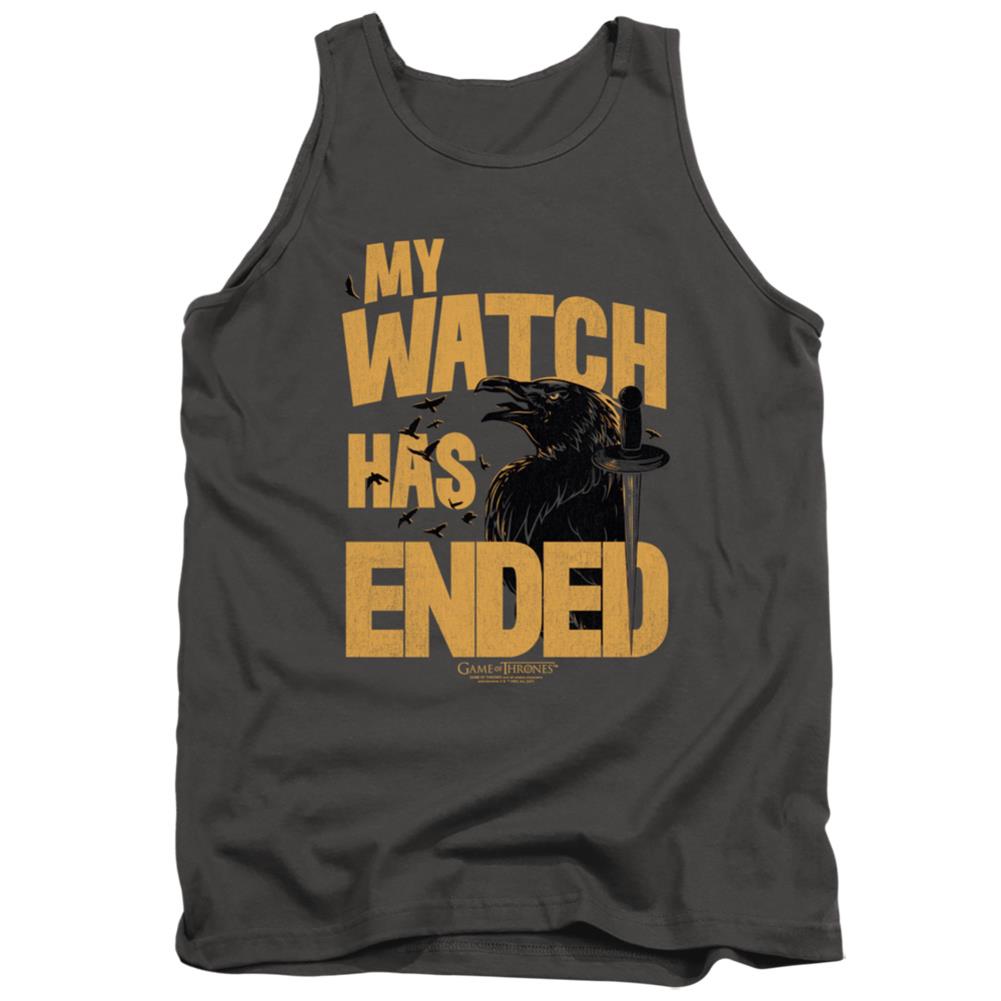 Game Of Thrones My Watch Has Ended Men's 18/1 Cotton Tank Top