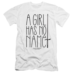 Game Of Thrones No Name Men's Ultra-Soft 30/1 Cotton Slim Short-Sleeve T-Shirt