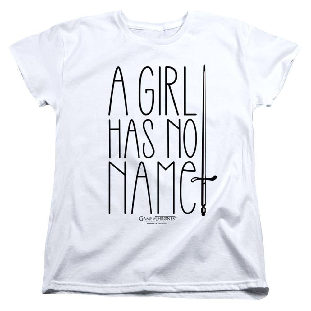 Game Of Thrones No Name Women's 18/1 Cotton Short-Sleeve T-Shirt
